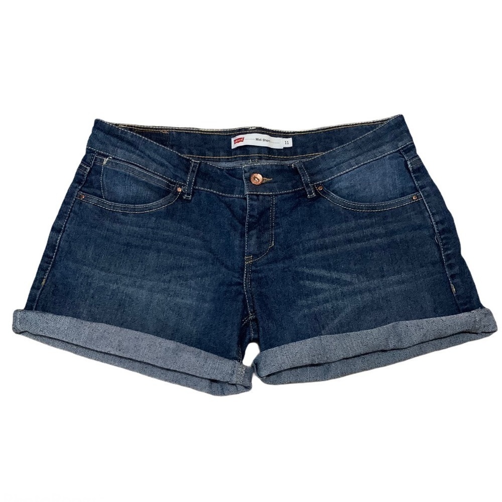 Levi’s midi jean shorts - Picture 7 of 8
